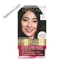 L'Oreal Paris Excellence Creme Permanent Hair Color Black 1